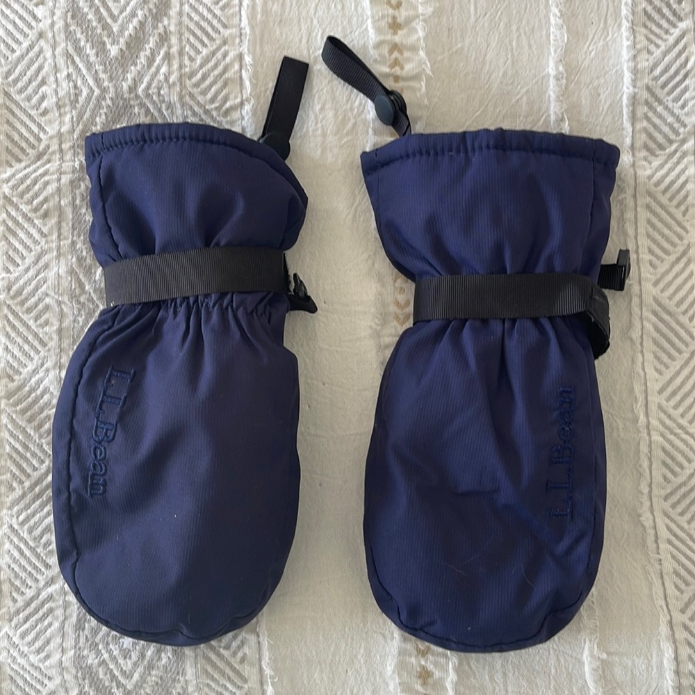 L.L.Bean mittens 2T-4T Blue